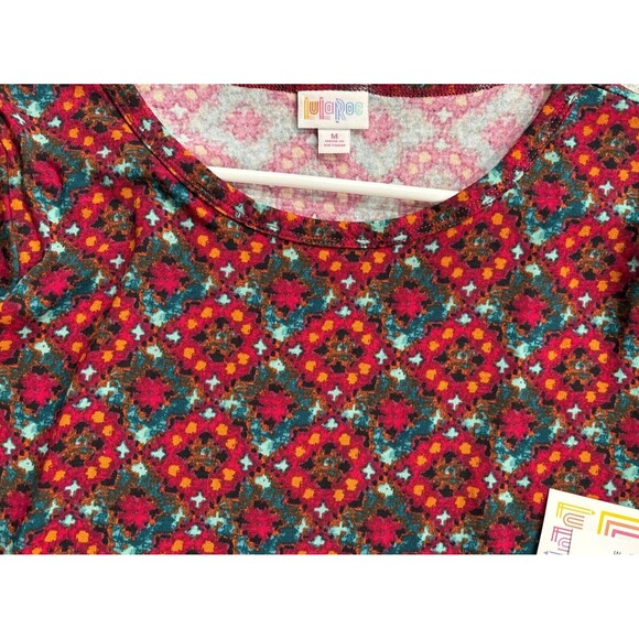 LuLaRoe Womens Dress Size Medium Julia Multi Print Dress - Picture 2 of 4